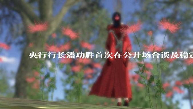 央行行长潘功胜首次在公开场合谈及稳定币，稳定币是什么？有何深意？